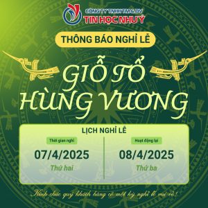 Thông báo lịch nghỉ lễ Giỗ Tổ Hùng Vương 2025