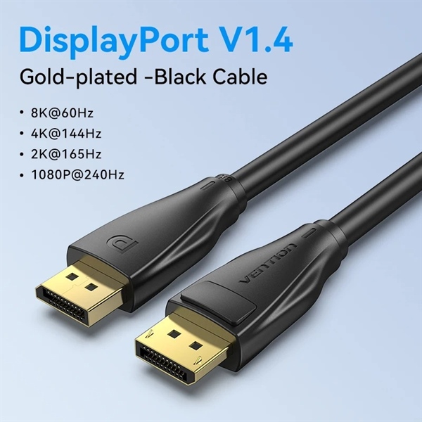Cáp DisplayPort Vention DP 1.4 8K@60Hz HCDBI 3m - Sợi
