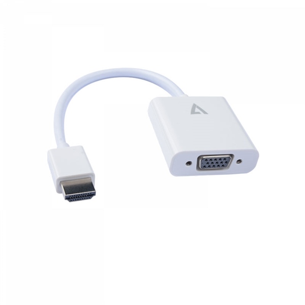 Adapter trắng HDMI to VGA - Cái