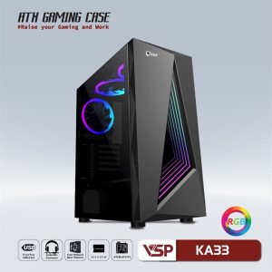 CASE VSP Gaming KA33 (Black) - Cái CASE VSP Gaming KA33 (Black) - Cái