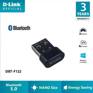 USB Bluetooth 5.0 D-Link DBT-F122 Mini - Cái USB Bluetooth 5.0 D-Link DBT-F122 Mini - Cái