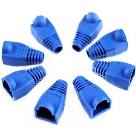Chụp đầu mạng RJ45 màu xanh - Cái