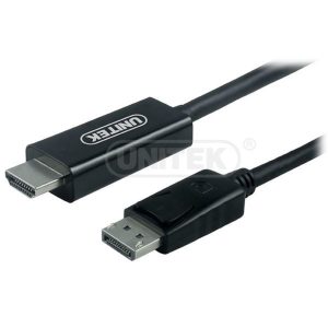 Cáp chuyển tín hiệu DisplayPort DP to HDMI Unitek - Sợi Cáp chuyển tín hiệu DisplayPort DP to HDMI Unitek - Sợi