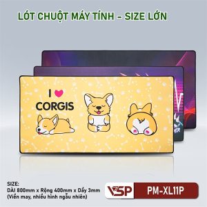 Lót chuột VSP PM-XL11P Colorfull (400*800*3mm) - Miếng Lót chuột VSP PM-XL11P Colorfull (400*800*3mm) - Miếng