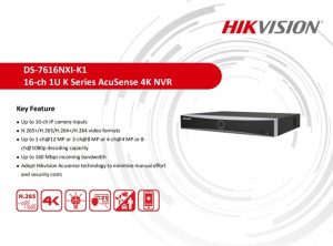 Đầu ghi Hikvision DS-7616NXI-K1 16 kênh - Cái Đầu ghi Hikvision DS-7616NXI-K1 16 kênh - Cái