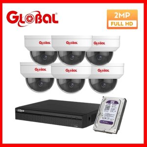 Combo 6 Camera IPC Global 2.0 Mpx - Bộ Combo 6 Camera IPC Global 2.0 Mpx - Bộ