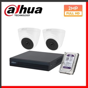 Combo 2 Camera Dahua HDCVI 2MP hồng ngoại - Bộ