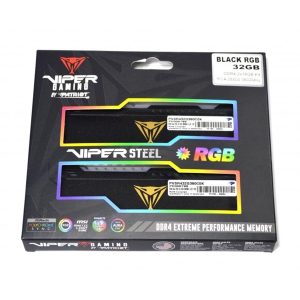 Kit RAM PC DDR4 Patriot Viper Steel RGB 32GB (2x16GB) 3200MHz - Bộ Kit RAM PC DDR4 Patriot Viper Steel RGB 32GB (2x16GB) 3200MHz - Bộ
