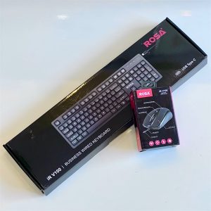 Bộ chuột phím ROSA iR V100 Business wired keyboard & mouse - Bộ Bộ chuột phím ROSA iR V100 Business wired keyboard & mouse - Bộ