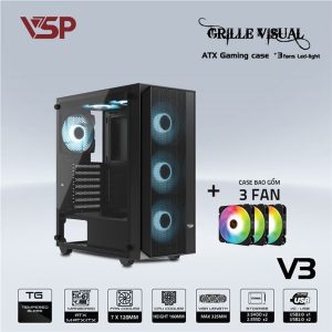 Case Gaming VSP V3 (Black) - Cái