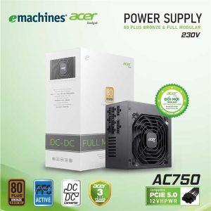 Nguồn máy tính Acer AC750 750W 80 Plus Bronze emachines - Cái Nguồn máy tính Acer AC750 750W 80 Plus Bronze emachines - Cái