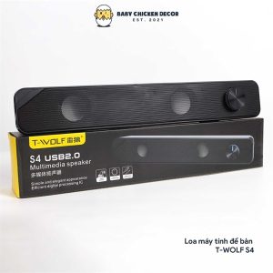 Loa vi tính T-Wolf S4 Soundbar 2.0 Led - Cái Loa vi tính T-Wolf S4 Soundbar 2.0 Led - Cái