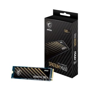 Ổ cứng SSD MSI Spatium M450 500GB M.2 PCIe NVMe Gen 4.0 - Cái Ổ cứng SSD MSI Spatium M450 500GB M.2 PCIe NVMe Gen 4.0 - Cái
