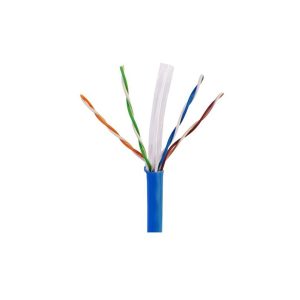 Cáp mạng Vcom CAT6 UTP (CCA, PVC, màu xanh) - Mét