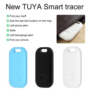 Aubess Tuya Mini chống mất theo dõi GPS móc khóa báo động thông minh không dây bluetooth-tương thích vị trí theo dõi thẻ 2 tìm kiếm - Cái