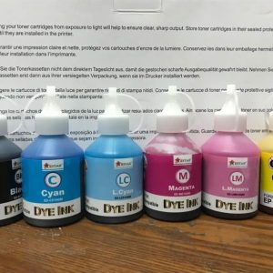 Mực in màu nước Estar cho máy in Epson 6 màu (Chai 100ml) - Chai Mực in màu nước Estar cho máy in Epson 6 màu (Chai 100ml) - Chai