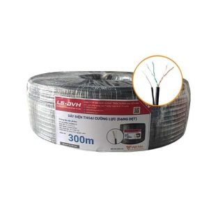 Cáp mạng LS CAT3 (4 lõi cường lực) Cuộn 300 mét - Cuộn Cáp mạng LS CAT3 (4 lõi cường lực) Cuộn 300 mét - Cuộn