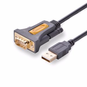 Cáp chuyển đổi USB to COM RS232 1M Ugreen 20210 (Chip PL2303GT hỗ trợ Windows 11) - Cuộn