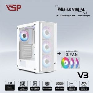 Case Gaming VSP V3 (White) - Cái