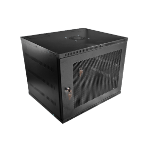 Tủ Rack treo tường 9U-D500 (màu đen) - Cái Tủ Rack treo tường 9U-D500 (màu đen) - Cái