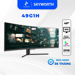 Màn hình Skyworth 49 inch cong 4K 49G1H (IPS 144Hz 4K 32:9, VGA, HDMI, DP) - Cái Màn hình Skyworth 49 inch cong 4K 49G1H (IPS 144Hz 4K 32:9, VGA, HDMI, DP) - Cái