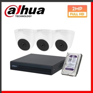Combo 3 Camera Dahua HDCVI 2MP hồng ngoại - Bộ Combo 3 Camera Dahua HDCVI 2MP hồng ngoại - Bộ
