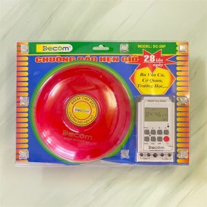 Chuông báo hẹn giờ tan ca, tan trường tự động Decom DC-28P - Cái Chuông báo hẹn giờ tan ca, tan trường tự động Decom DC-28P - Cái