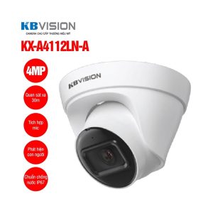 Camera IPC KBVision KX-A4112LN-A 4Mpx Dome - Cái