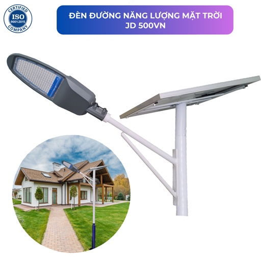 Đèn đường năng lượng mặt trời Jindian JD-500VN - Bộ