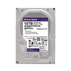 Ổ cứng WD Purple 10TB chuyên dụng Camera - Cái Ổ cứng WD Purple 10TB chuyên dụng Camera - Cái