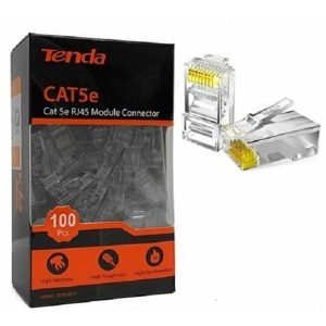 Đầu mạng Tenda CAT5e mạ vàng - Hộp