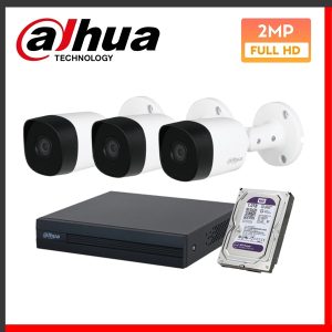 Combo 3 Camera Dahua HDCVI 2MP hồng ngoại - Bộ Combo 3 Camera Dahua HDCVI 2MP hồng ngoại - Bộ