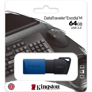 USB Kingston 64GB DataTraveler Exodia M DTXM/64GB (USB 3.2 Gen1) - Cái USB Kingston 64GB DataTraveler Exodia M DTXM/64GB (USB 3.2 Gen1) - Cái