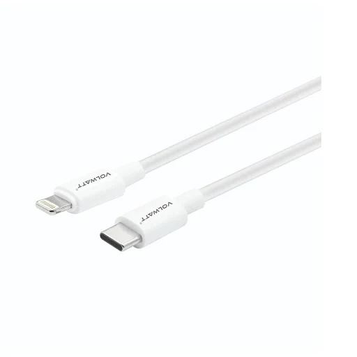 Cáp sạc nhanh iPhone TypeC to Lightning 1m 27W Volwatt GE-025-CL - Sợi