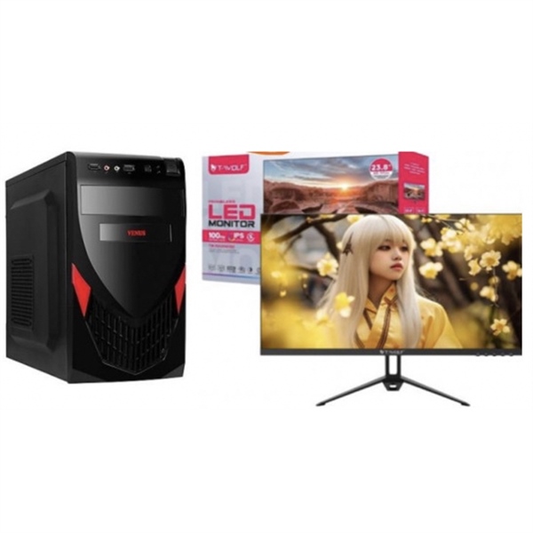 Bộ máy tính văn phòng Core i5-6600/T-Wolf H110/DDR4 8GB/SSD 256GB/PSU 350w/LCD 24”/ Case văn phòng/Chuột phím văn phòng - Bộ