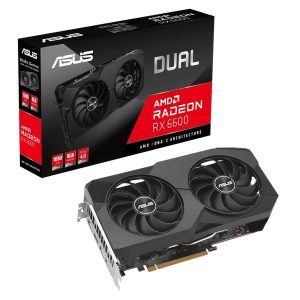 Card đồ hoạ Asus Dual Radeon RX 6600 V3 8GB DDR6 (DUAL-RX6600-8G-V3) - Cái Card đồ hoạ Asus Dual Radeon RX 6600 V3 8GB DDR6 (DUAL-RX6600-8G-V3) - Cái