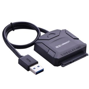 Bộ chuyển USB 3.0 to SATA Ugreen có nguồn phụ (dùng cho ổ cứng 3.5 inch) 20231 - Cái Bộ chuyển USB 3.0 to SATA Ugreen có nguồn phụ (dùng cho ổ cứng 3.5 inch) 20231 - Cái