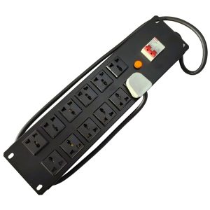 Thanh nguồn PDU 12 ổ cắm 3 chân có CB 30A chuẩn 19 inch - Cái Thanh nguồn PDU 12 ổ cắm 3 chân có CB 30A chuẩn 19 inch - Cái