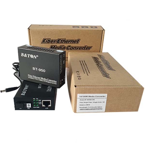 Converter quang 1Gbps B&TON BT-950GS-20A - Cặp