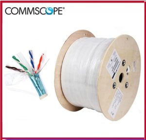 Cáp mạng Commscope CAT6A, 4 đôi chống nhiễu, LSZH, 23 AWG, màu trắng (305m/cuộn) - Mét