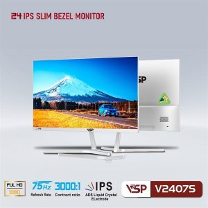 Màn hình VSP V2407S 24 inch (FHD/ IPS/ 75Hz) - Màu trắng - Cái Màn hình VSP V2407S 24 inch (FHD/ IPS/ 75Hz) - Màu trắng - Cái