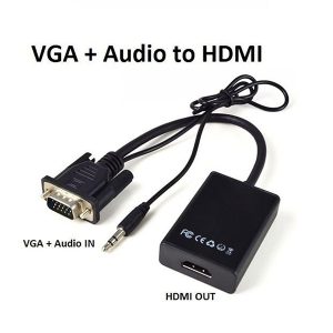 Bộ chuyển VGA to HDMI có Audio - Bộ Bộ chuyển VGA to HDMI có Audio - Bộ