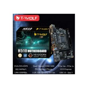 Mainboard T-wolf H510 Socket 1200 - Cái Mainboard T-wolf H510 Socket 1200 - Cái
