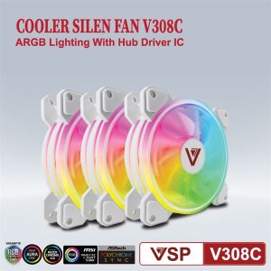 Bộ Kit 3 Fan case V308C Led ARGB - Bộ Bộ Kit 3 Fan case V308C Led ARGB - Bộ