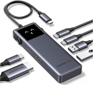 Cáp chuyển đổi USB Type-C 6 in 1 Robot PD 100W Ugreen 35998 - Cái