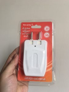 Ổ cắm xoay gấp gọn ĐQ ESK KT W3 3 lỗ - Cái