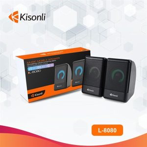 Loa máy tính Kisonli 2.0 L-8080 Led - Cái Loa máy tính Kisonli 2.0 L-8080 Led - Cái