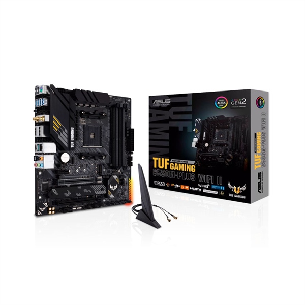 Mainboard Asus TUF GAMING B550M-PLUS Wifi II (AMD B550, Socket AM4, m-ATX, 4 khe RAM DRR4) - Cái