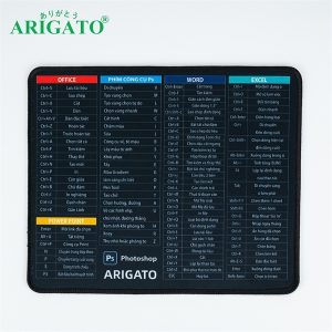 Lót chuột in công thức phím tắt văn phòng 25x30cm - Miếng Lót chuột in công thức phím tắt văn phòng 25x30cm - Miếng