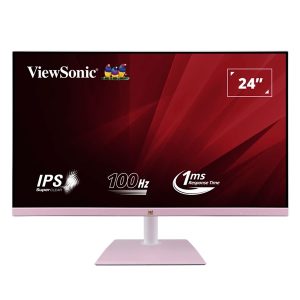 Màn hình ViewSonic VA2436-H-W 24 inch FullHD IPS 100Hz (HDMI, VGA) - Màu hồng - Cái